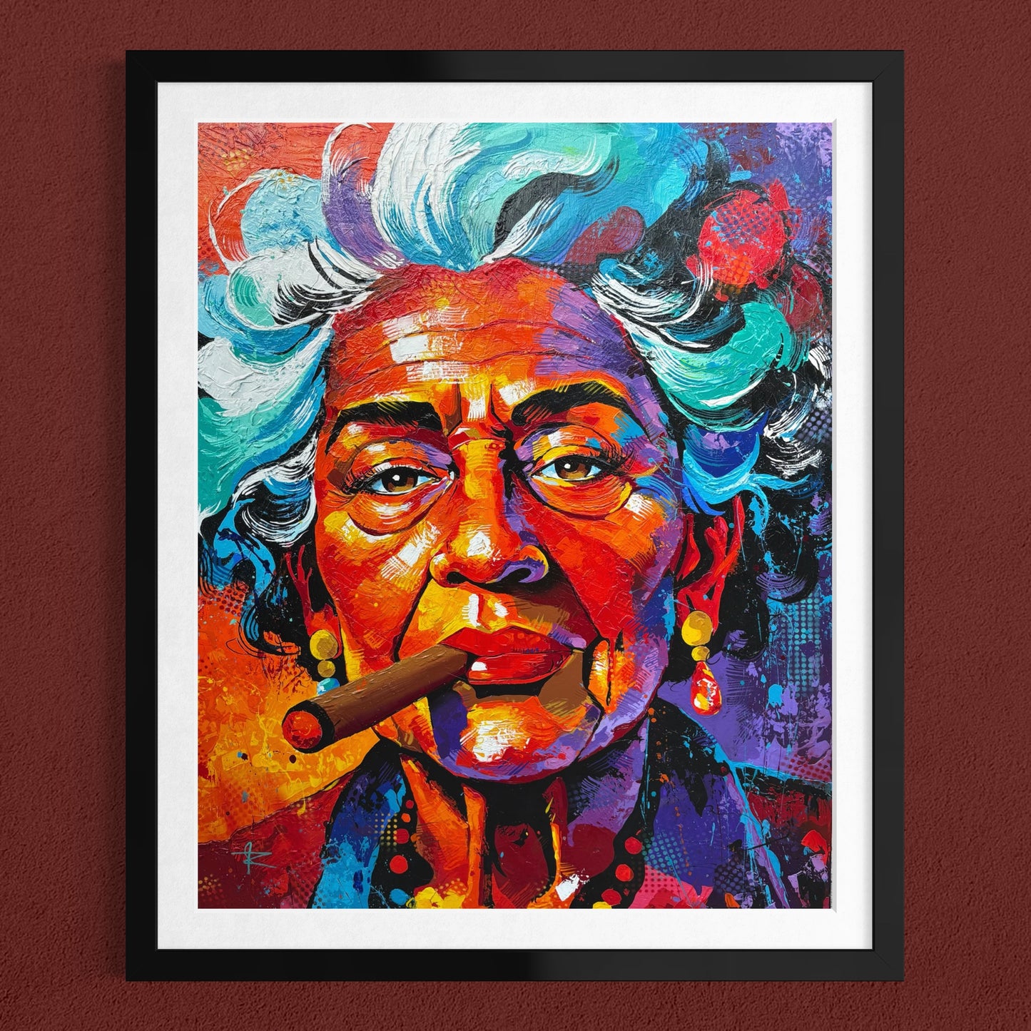 La Dama del Cigarro (Fine Art Prints)