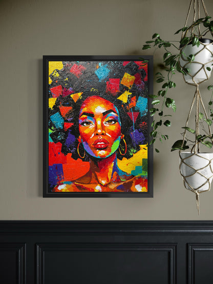 Crowned in Color (Canvas Print)