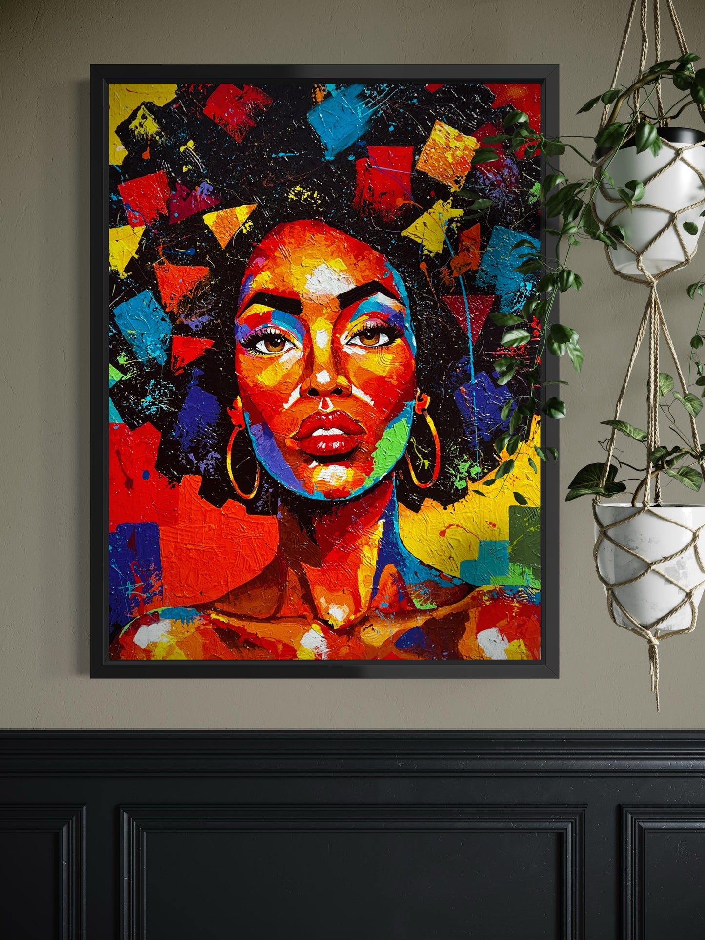 Crowned in Color (Canvas Print)