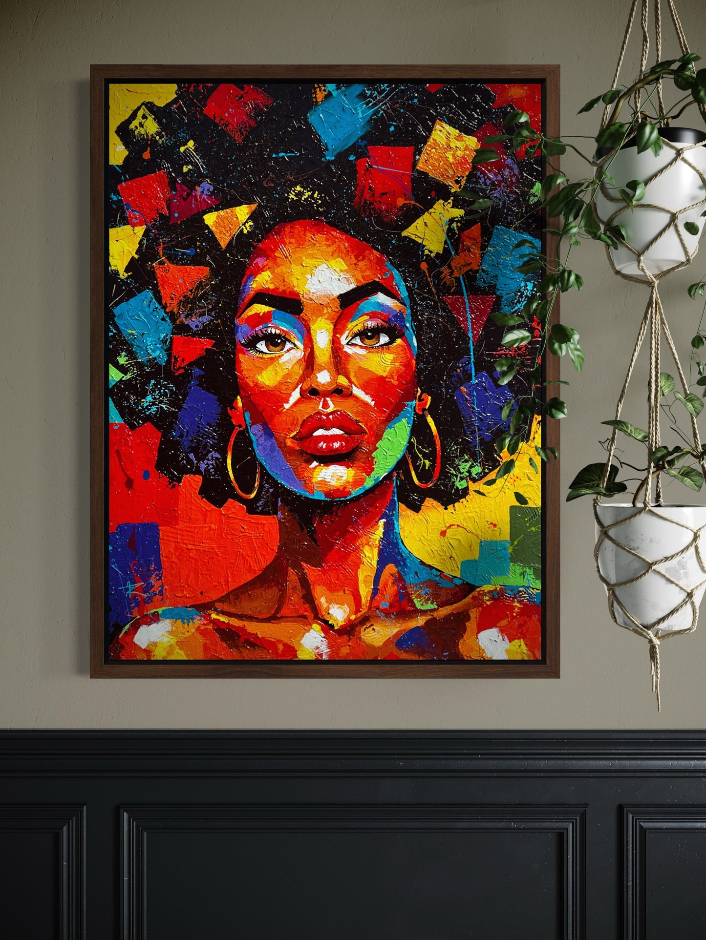 Crowned in Color (Canvas Print)