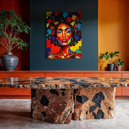 Crowned in Color 48” X 36”