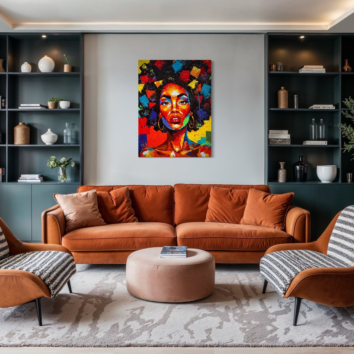 Crowned in Color 48” X 36”