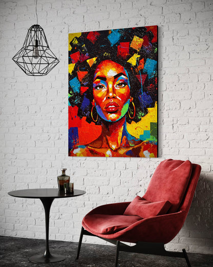 Crowned in Color 48” X 36”