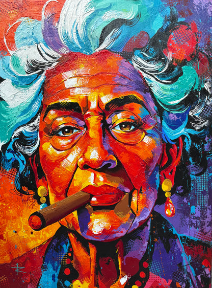 La Dama del Cigarro (Fine Art Prints)