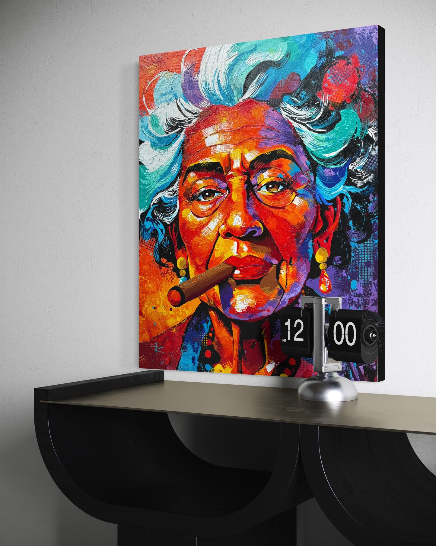 La Dama del Cigarro 48” X 36”