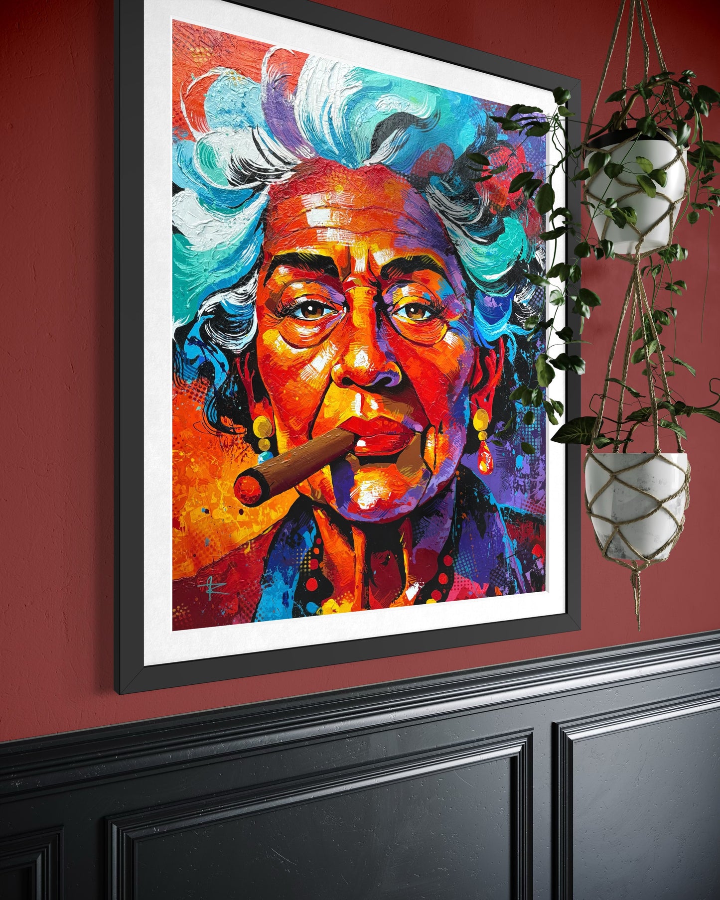 La Dama del Cigarro (Fine Art Prints)